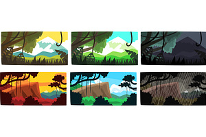 Collection of Beautiful Scene of, an Illustration by TopVectors