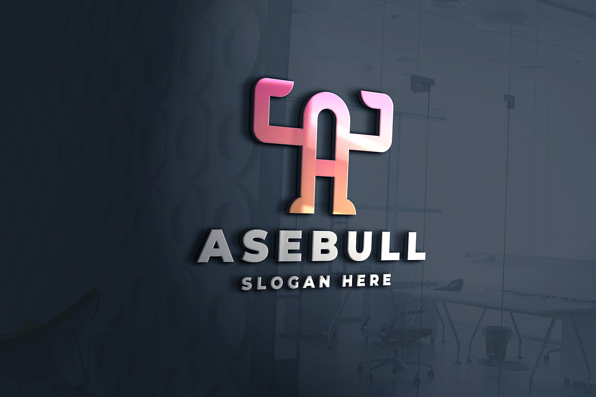 Bull and Letter A Logo, a Branding & Logo Template by Design_Planet (Photo 2 of 2)