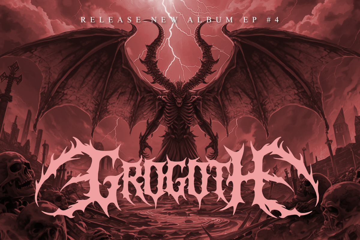 Necrotic Chasm | Brutal Death Metal, a Font by Masyafi Studio (Photo 4 of 9)