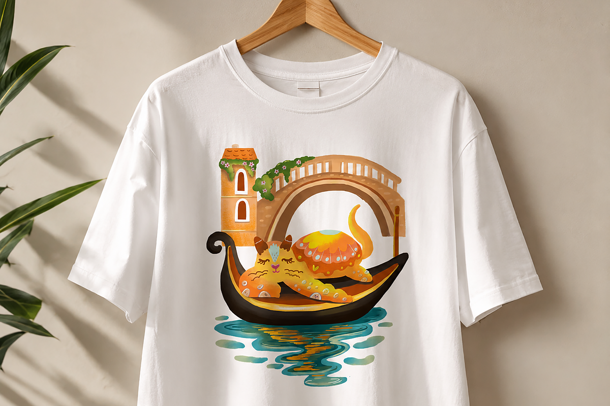 Vacation Cat Turtle Character PNG, an Animal Illustration by FaliushViktoriaArtist (Photo 4 of 5)