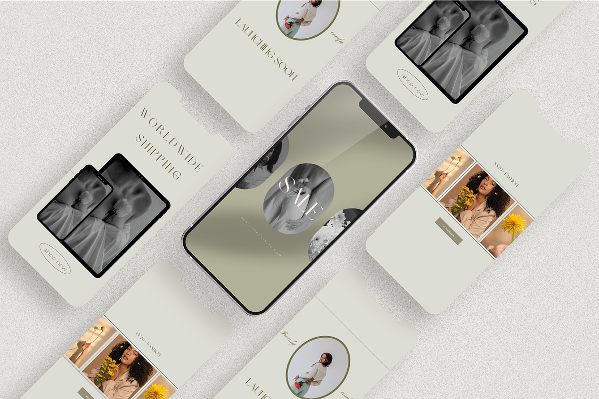 FIORE Instagram Templates for Canva, a Templates & Theme by EnvolAgency (Photo 3 of 8)
