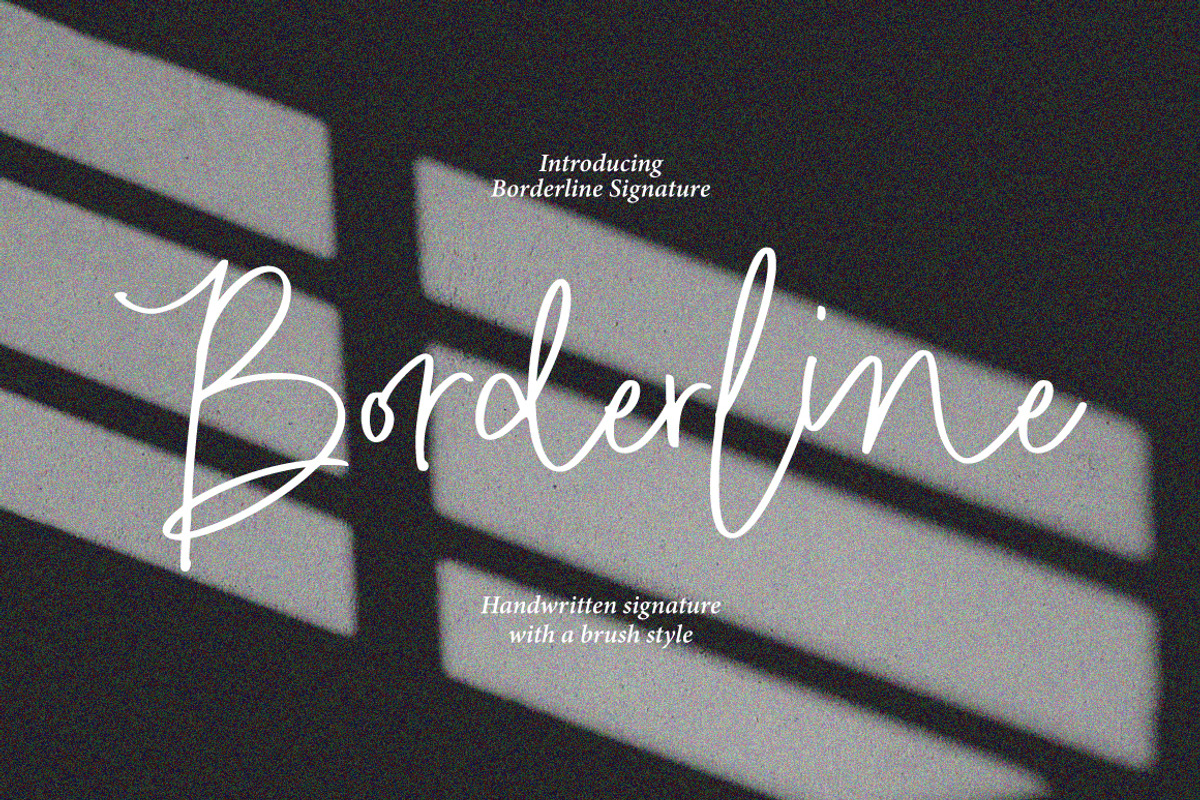 Borderline - Casual Signature, a Handwritten Font by tebaltipislab (Photo 9 of 9)