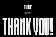 Nichol - Condensed Font, a Sans Serif Font by limitype (Thumbnail 12 of 12)