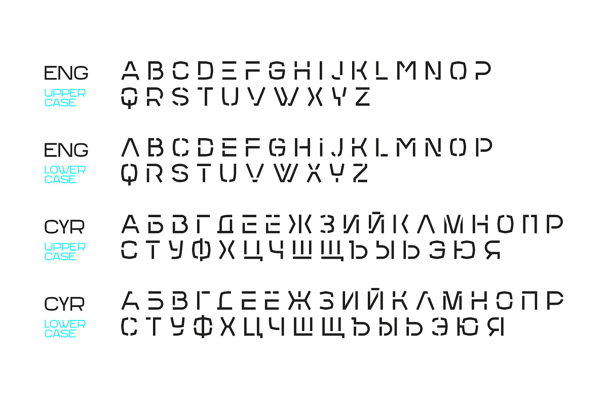 Stenciler | Stencil font preview 2