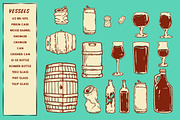 Brewer's Reserve Vector Set, a Food Illustration by Illustrated Everything (Thumbnail 3 of 11)