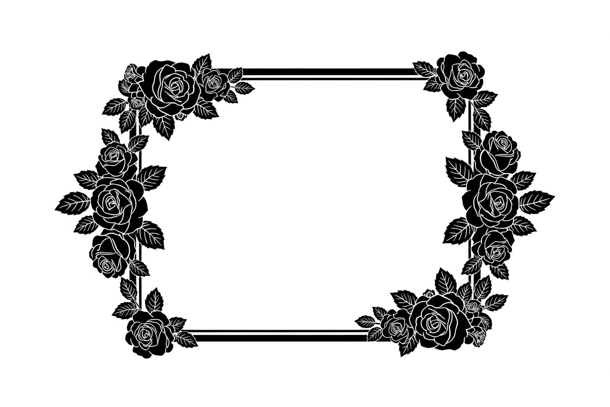 Floral Decorative Frame Vector Bundl, an Illustration by musafir_fashion (Photo 2 of 51)