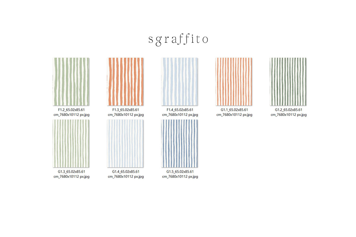 Sgraffito Organic Stripe Collection, a Pattern Graphic by TSTUDIO (Photo 4 of 9)