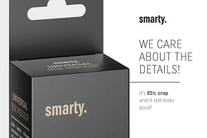 Hanging Box Mockup / 50x115x35 Mm