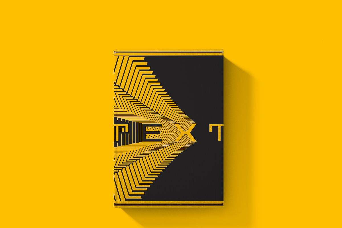 Yellow Geometric Cover Design Bundle, a Poster Template by NJ Himel (Photo 40 of 40)