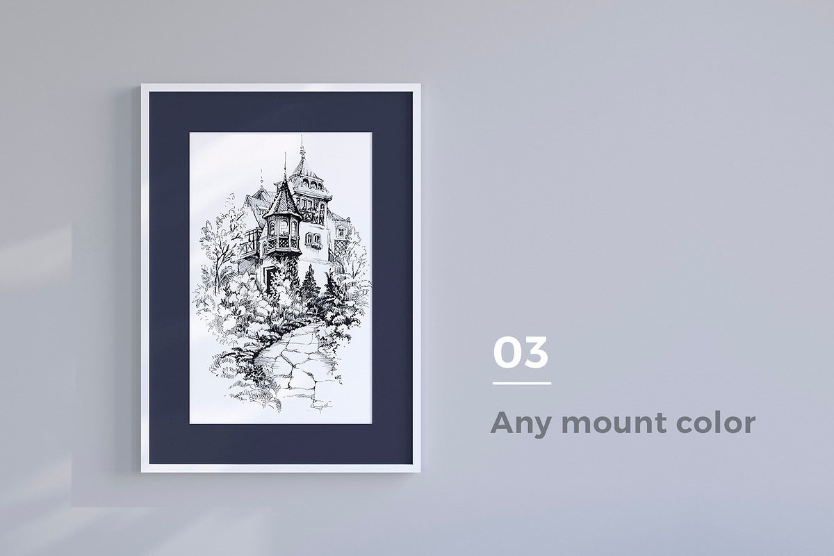 Frame mockup, a Print Template by Pykhtik Design Shop (Photo 4 of 6)