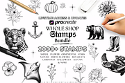 2000+ Procreate Stamps Bundle, a Brushes & More by LaurenceVArtiste (Thumbnail 1 of 8)