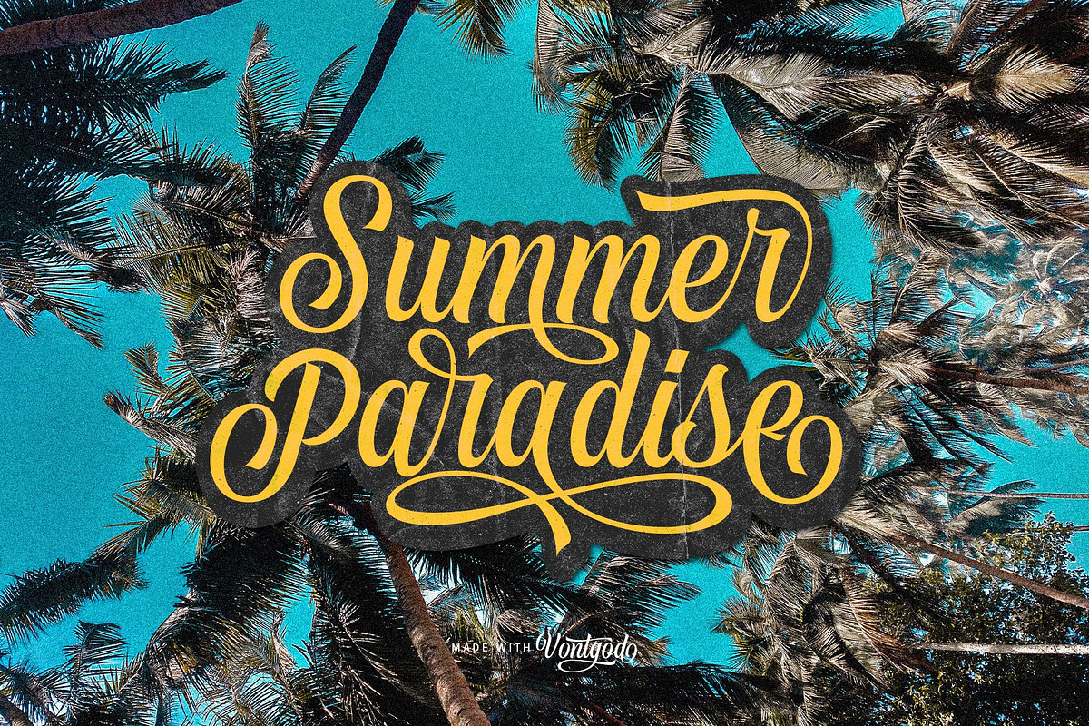 Vontgod Typeface, a Script Font by alit design (Photo 5 of 18)