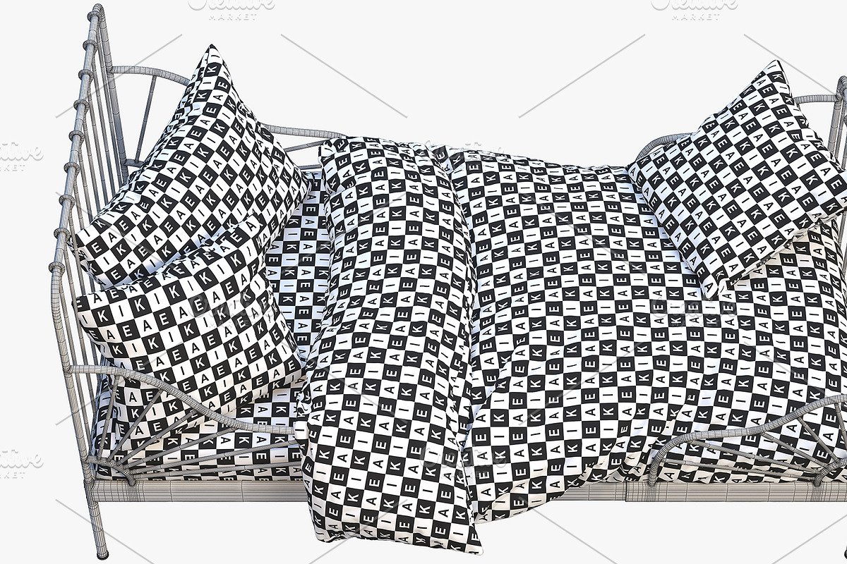 Color metal children's beds 3d model, a Furniture 3D Model by 3dmitruk (Photo 11 of 12)