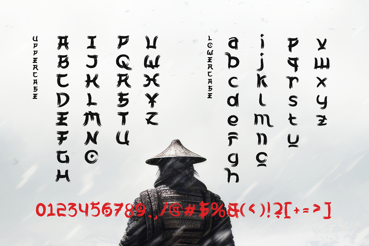 Kofirayu - Japanese Brush Font, a Handwritten Font by Elmous (Photo 6 of 7)
