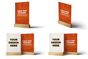 Table Tent and Sign Mockup, a Print Template by Mockupfit (Thumbnail 3 of 4)