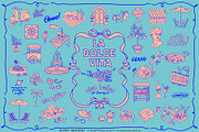 La Dolce Vita Italian Summer Icons, a Seasonal Illustration by Happy Monday Creative (Thumbnail 2 of 8)