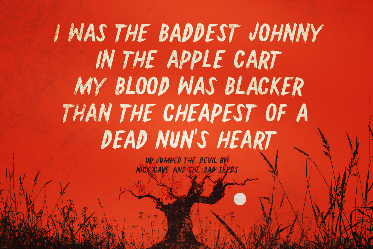 Display font Gallow Tree, a Font by Itsmesimon (Photo 5 of 6)