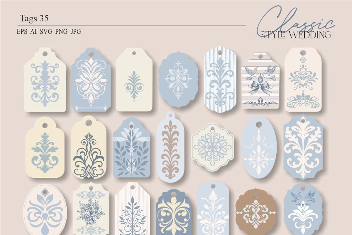 Classic Style Wedding, an Object Graphic by Collection by VY (Photo 4 of 15)