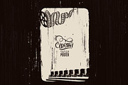 Cinema Hand-drawn Retro Clip-art, a Decorative Illustration by Adiemus (Thumbnail 5 of 6)
