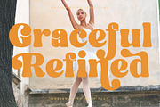 Madnight Honeys Retro Groovy Font, a Serif Font by timelesstype.co (Thumbnail 8 of 20)