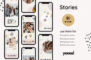 Kids Instagram Story Template Canva, a Social Media Template by Yaaas Design (Thumbnail 2 of 7)