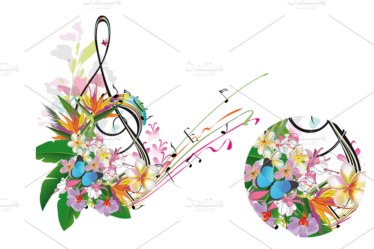 Musical Treble clefs!, a Decorative Illustration by Laifalight (Photo 16 of 18)