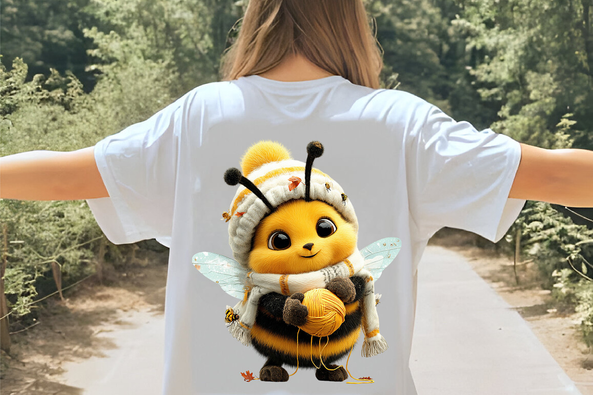 watercolor bee bumble clipart bundle, an Illustration by GatewayDesign (Photo 5 of 7)