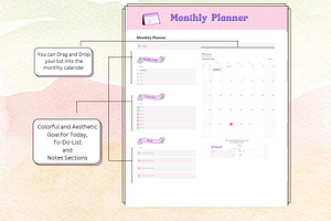 Aeshetic Notion Planner Template