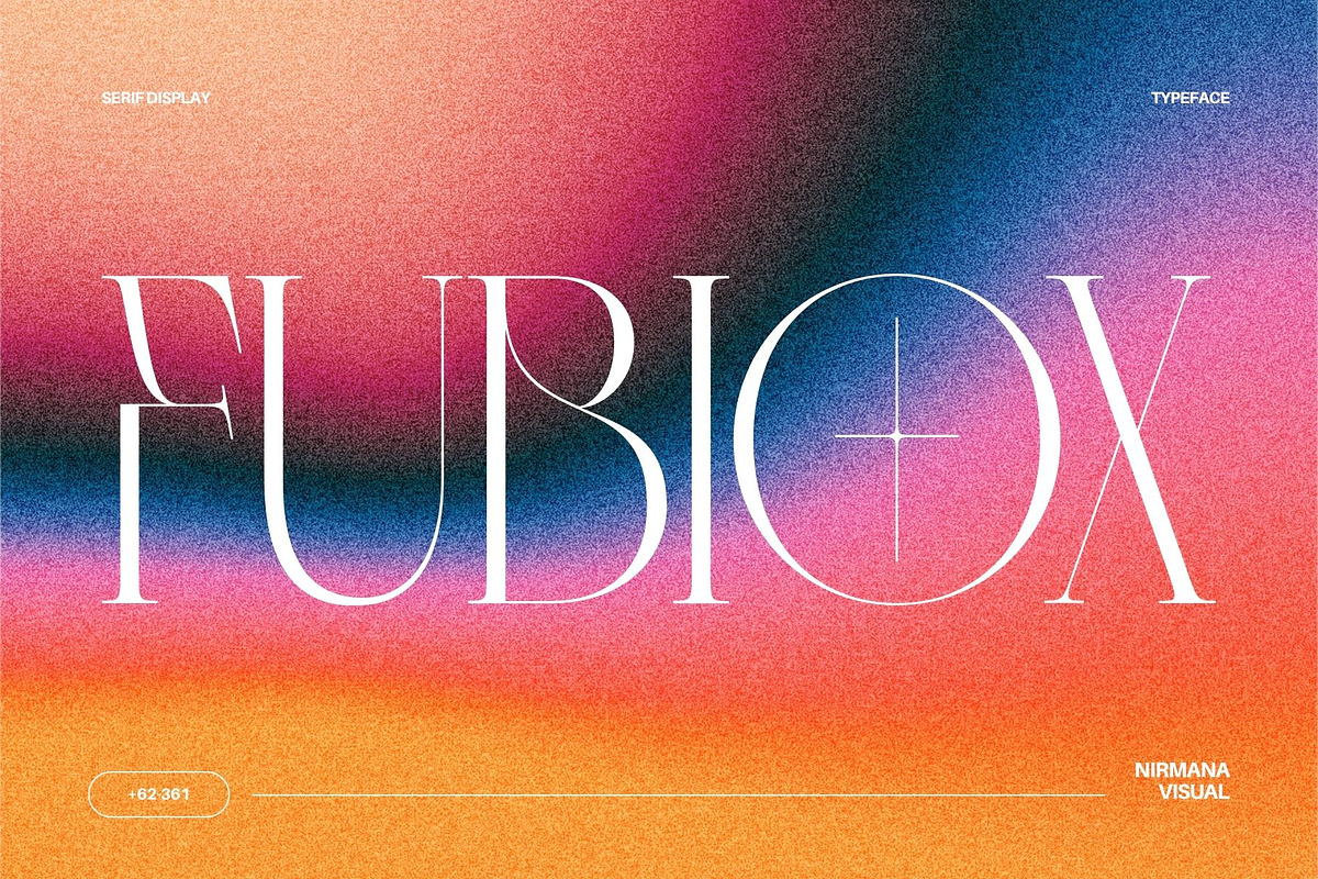 Fubiox - Display Serif, a Serif Font by Nirmana Visual (Photo 1 of 11)