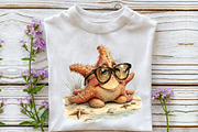 Cute Beach Animals PNG Clipart, an Illustration by OK Design (Thumbnail 5 of 6)
