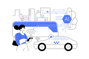 Smart City Infrastructure with IoT, a Technology Illustration by Visual Generation