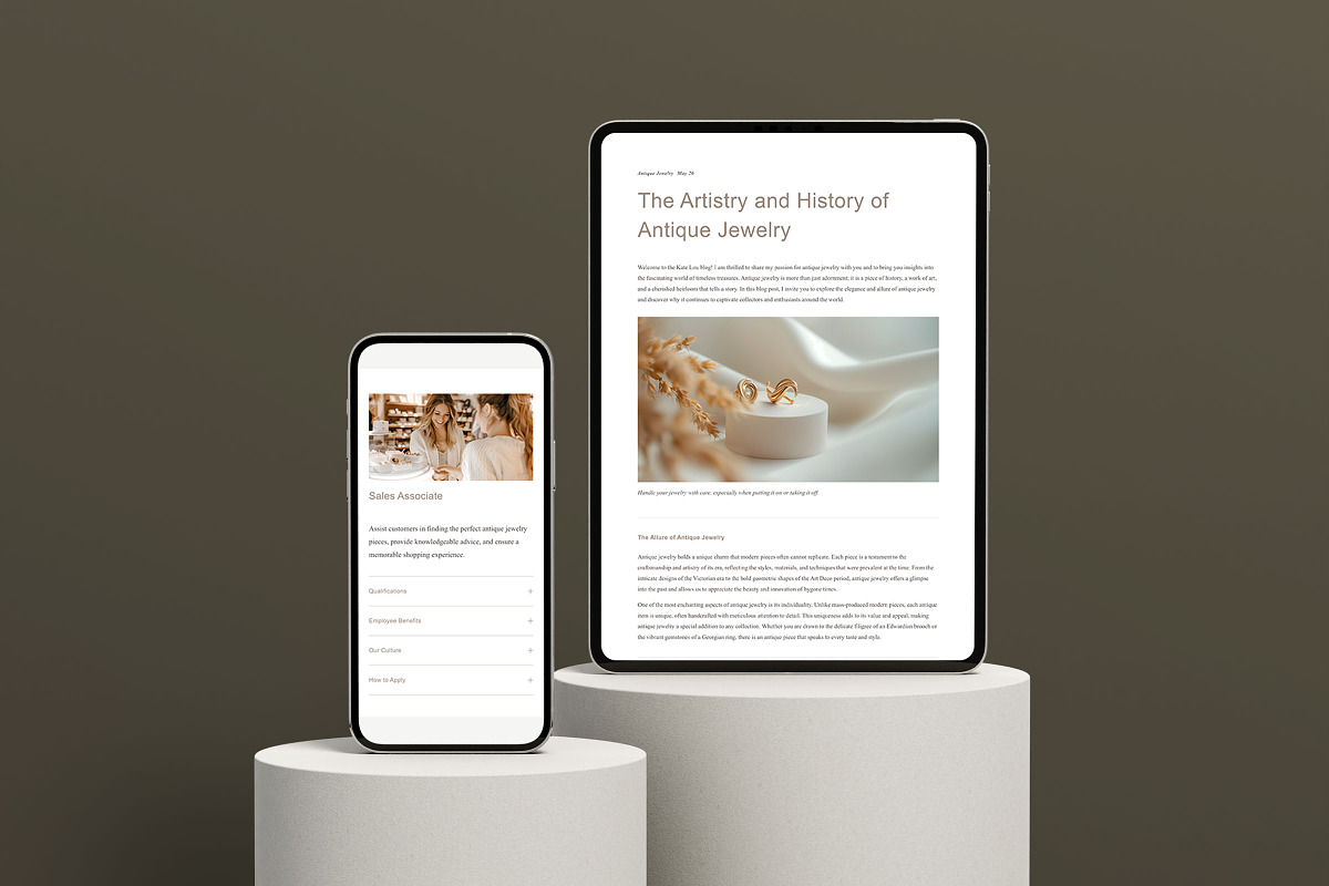 Kate Squarespace 7.1 Website Theme, a Squarespace Template by Ruben Stom (Photo 4 of 12)