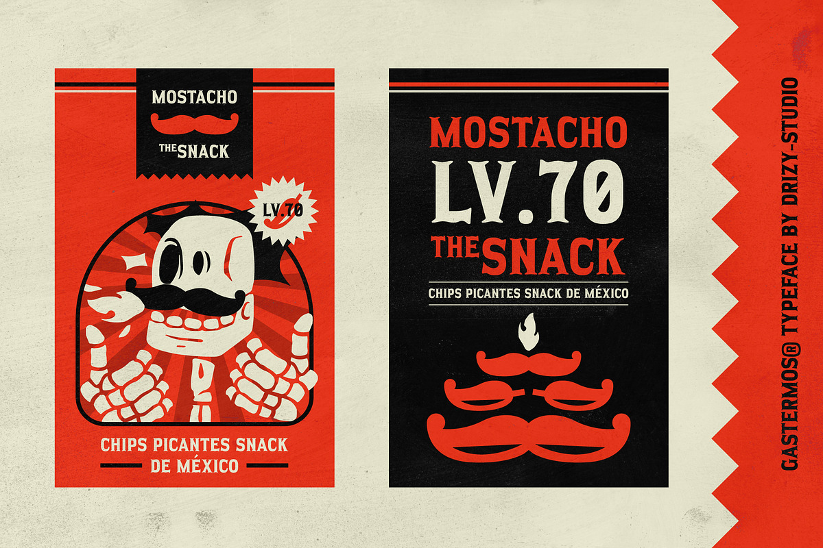 Gastermos – Mexican Tuscan Serif, a Serif Font by Drizy (Photo 6 of 10)