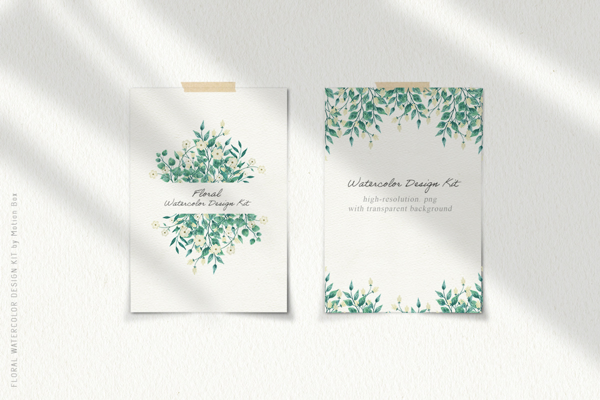 Floral Watercolor Design Big Pack, an Object Graphic by Motion-Box (Photo 3 of 17)
