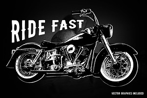 Biker Diamond Typeface