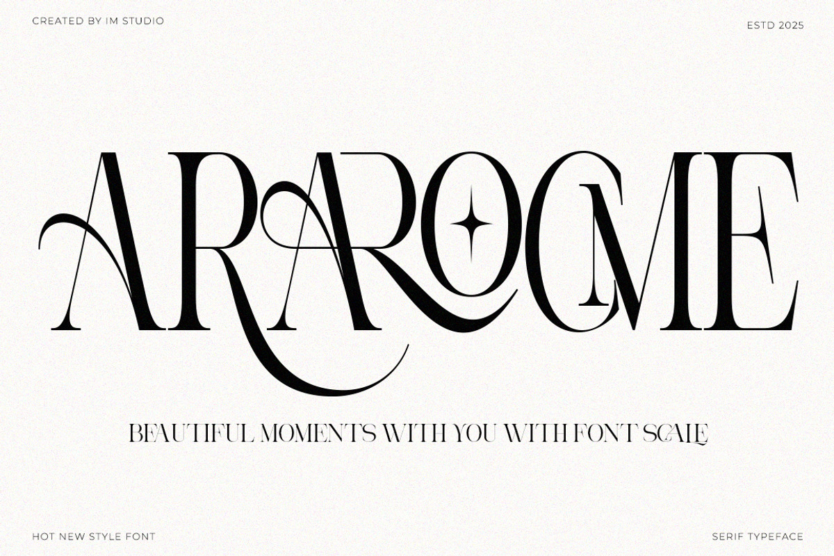 Aroney Family | 5 Style Fonts, a Serif Font by IM Studio (Photo 5 of 12)