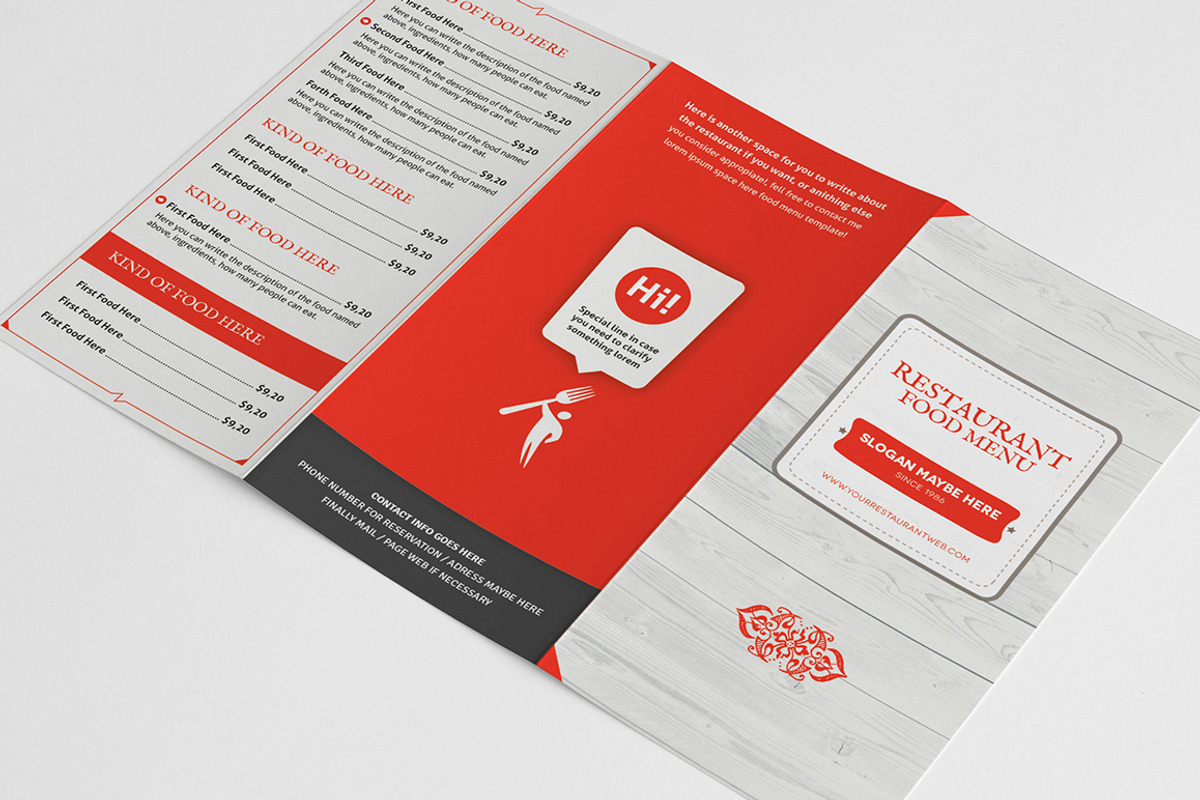 Classy Food Menu, a Brochure Template by Luuqas Design (Photo 5 of 8)