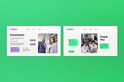 White Green Project Proposal Google, a Presentation Template by graphicook (Thumbnail 4 of 4)