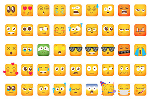 Emoji Vector Set, a Templates & Theme by alexdndz