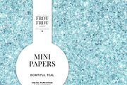 Copper Blue Marble Mini Papers, a Pattern Graphic by Frou Fou Craft (Thumbnail 5 of 7)