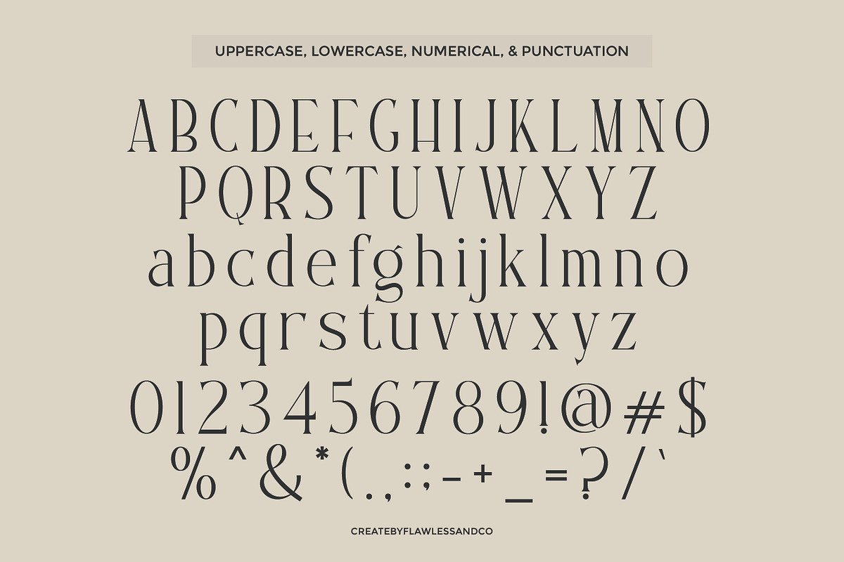 Verlane - Serif Modern Font, a Serif Font by Flawless And Co (Photo 10 of 10)