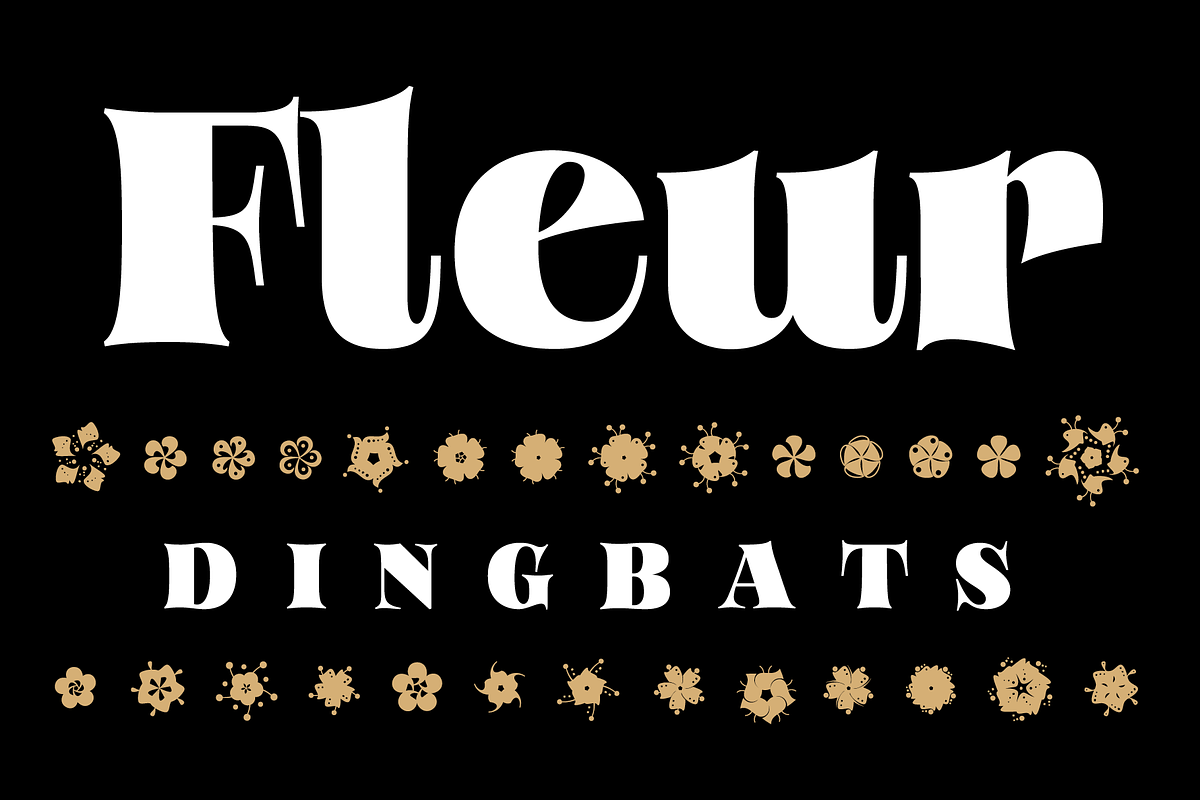 Kukka Flower Font, a Serif Font by TypeThis!Studio (Photo 13 of 13)