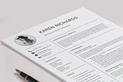 Minimal Resume Template / CV, a Resume Template by Klamp Studio (Thumbnail 8 of 9)