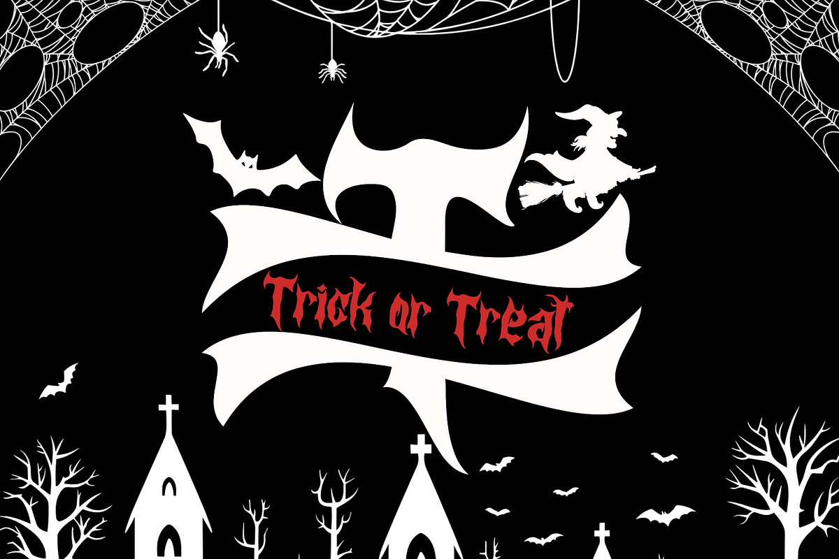 Dark Spooky Monogram, a Blackletter Font by Yoga Letter (Photo 3 of 7)