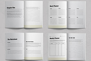 Elegant Workbook Planner Template, a Stationery Template by ContestDesign (Thumbnail 3 of 3)