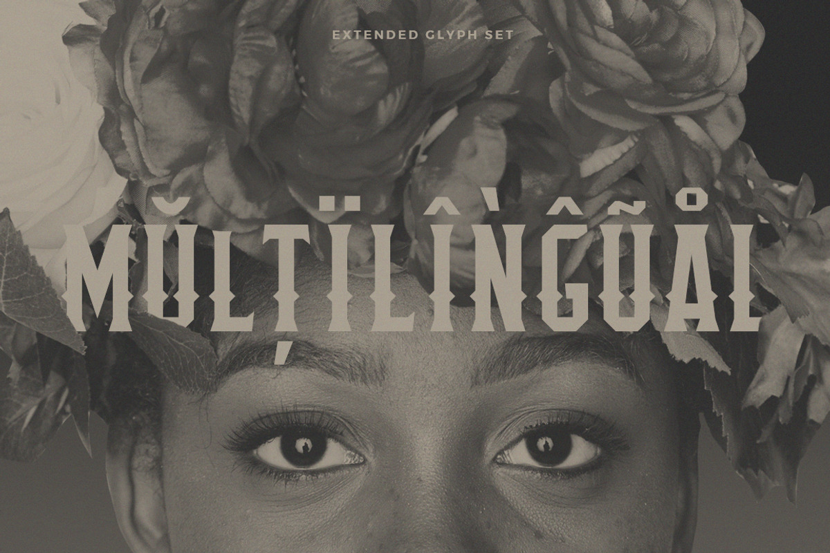 Flathead Vintage Typeface | Font preview 8