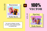 9 Pastel Colorful Instagram Template, a Social Media Template by digitalsbydepi (Thumbnail 6 of 6)