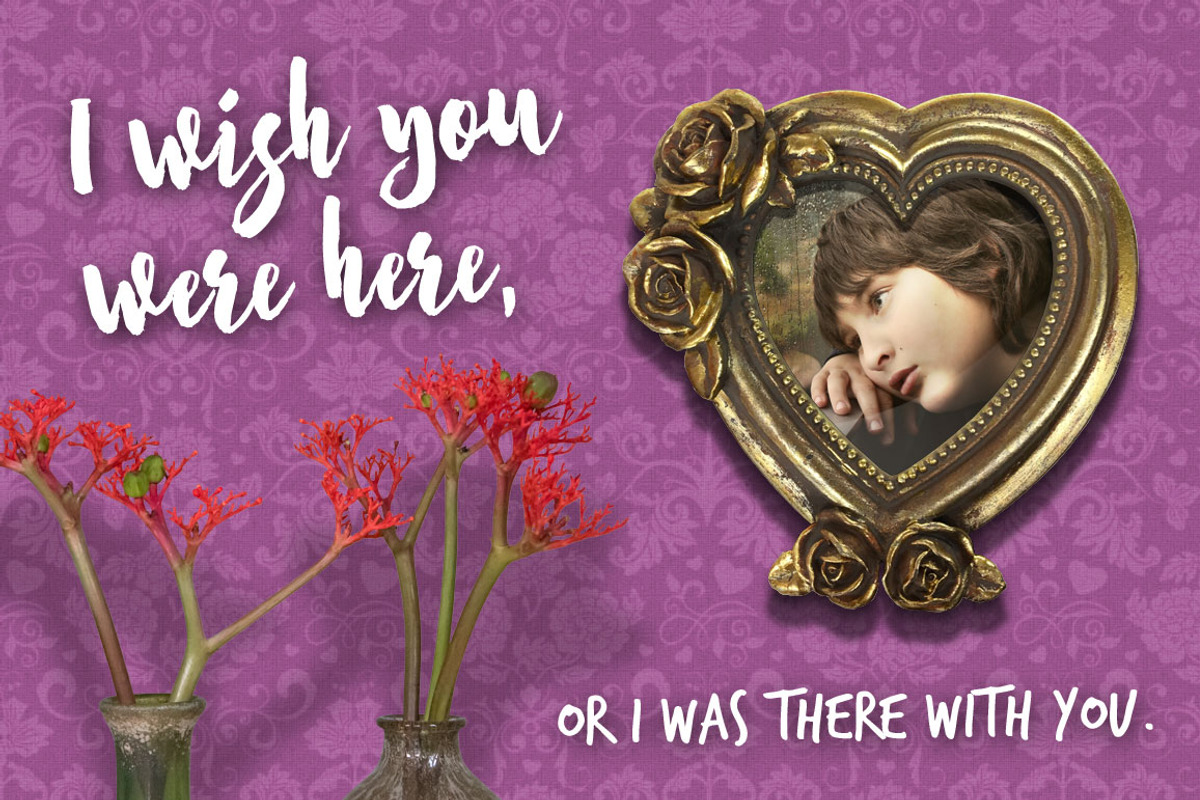 Gold & Silver Heart Frame Mockup, a Print Template by Fresh Design Elements (Photo 2 of 6)