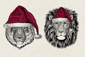 CHRISTMAS Animals Prints Collection