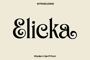 Elicka - Modern Serif Font, a Serif Font by Luna Shop (Thumbnail 1 of 5)